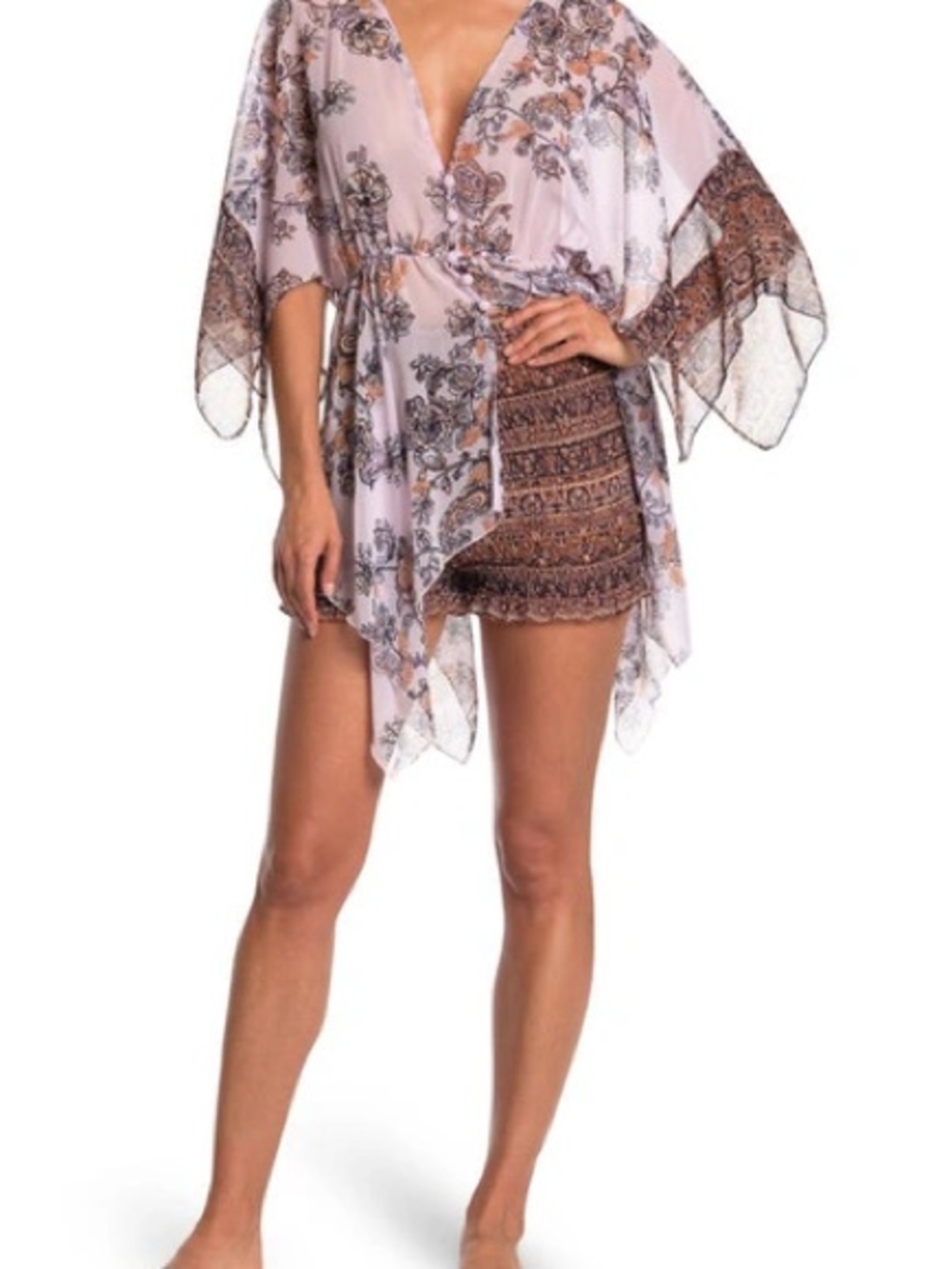 Free People Dream State Tunic & Shorts